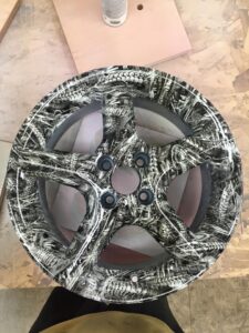 hydrodipped wheel